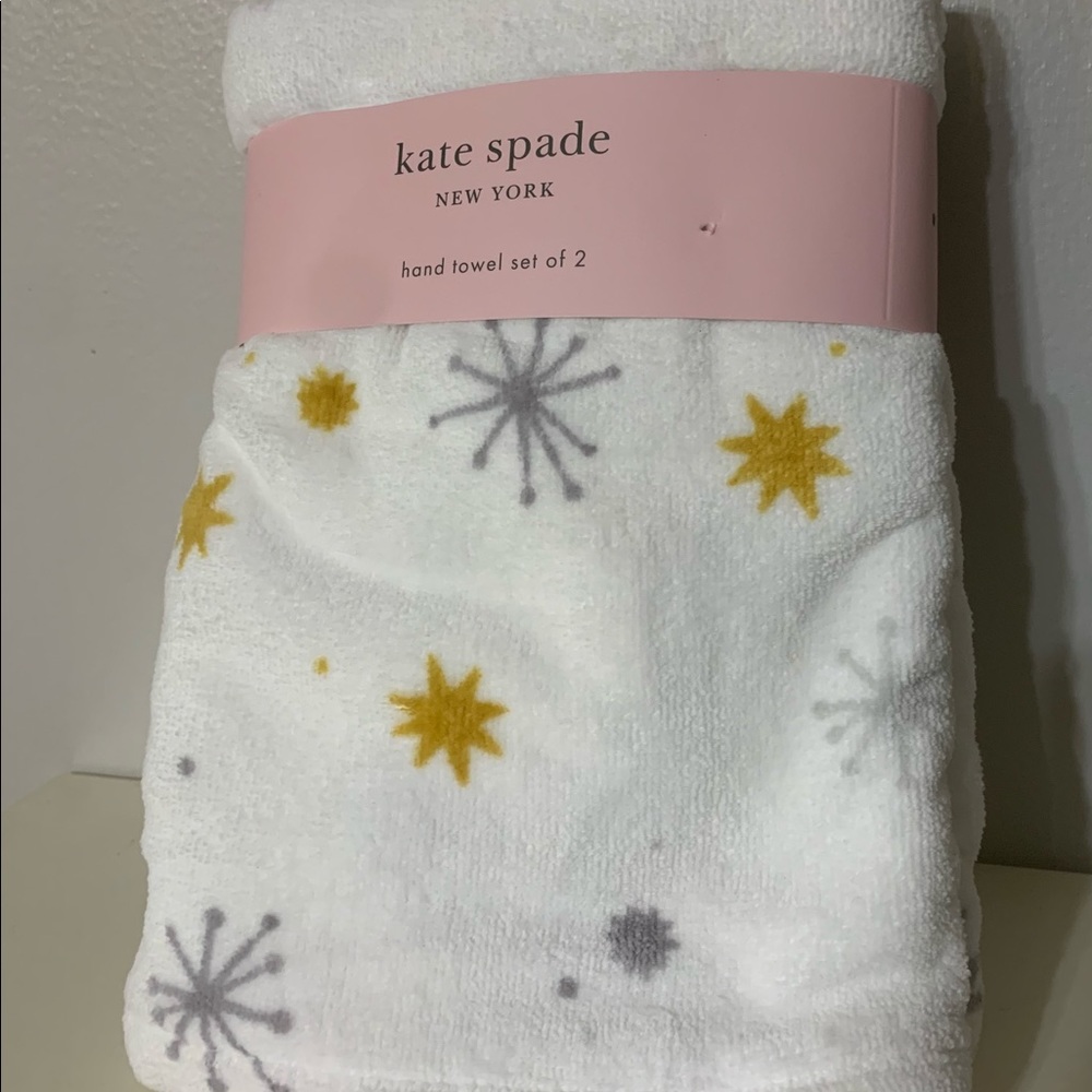 Kate Spade holiday hand towels, NWT